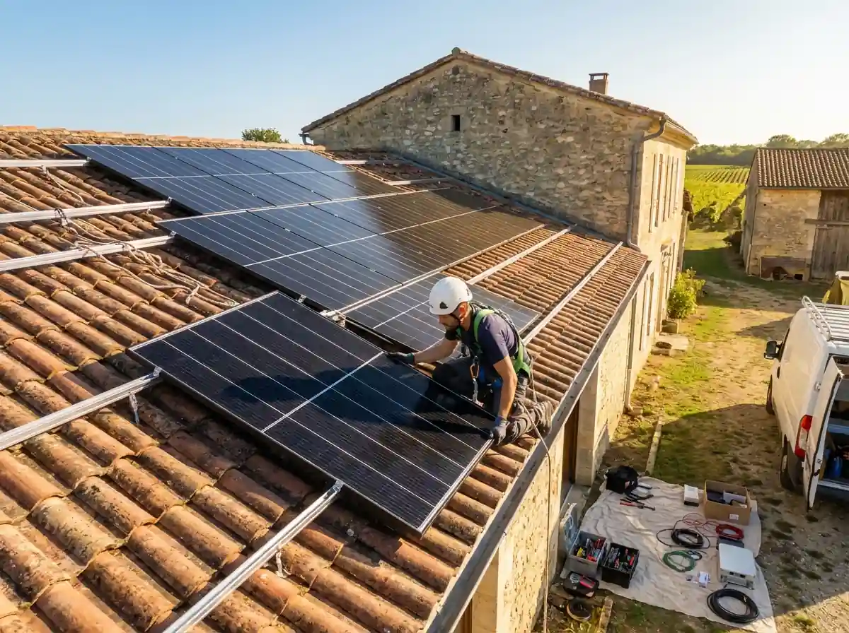 Installation de Panneaux Solaires Rions