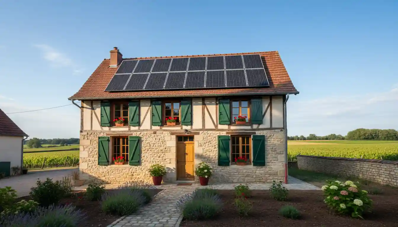 Installation de Panneaux Solaires à Rions, Le Bourg